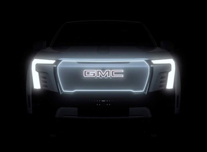 Watch the all-electric GMC Sierra wake up to battle Ford’s Lightning