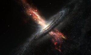 How does a supermassive black hole influence star formation?